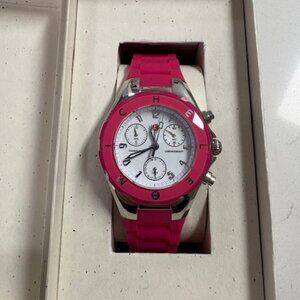 Michele Tahitian Jelly Bean Watch (Pink)